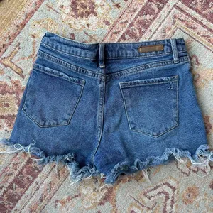 Y2K Articles‎ of Society High-waisted micro mini blue denim cut off shorts thumbnail 2