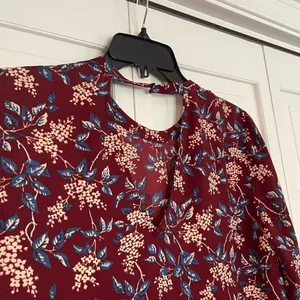 Madewell floral tie front top thumbnail 7