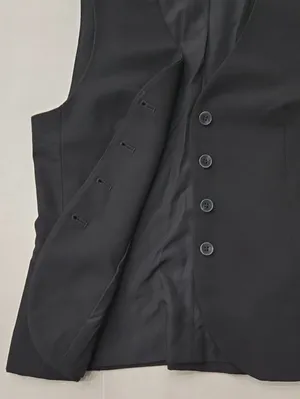 New H&M Black Tailored Women's Vest Size XS thumbnail 4