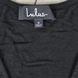 Lulus Sevannah Black Short Sleeve Surplice Jumpsuit 957LU Small thumbnail 5
