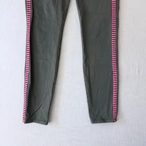 J Crew‎ Toothpick Ankle Pants 25 Olive Side Stripe Skinny Stretch thumbnail 4