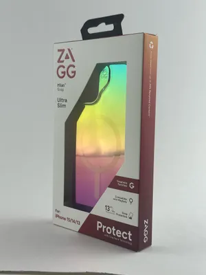 Zagg Milan Snap Ultra Slim iPhone 15/14/13 Iridescent MagSafe Case NWT MSRP: $50.00 thumbnail 3
