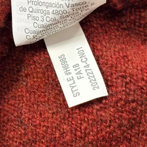 NWT‎ Madewell Women Wrap Sweater Scarlet Knit Long Sleeve V Neck Merino Wool S thumbnail 9