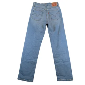 Levis Wedgie Straight High Rise Button Fly Blue Denim Jeans 28x28 34964-0263 thumbnail 2