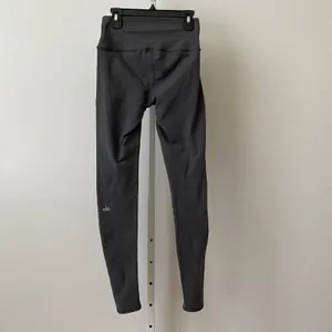 Alo Yoga XS Anthracite Gray High Waist Airbrush Leggings Full Length Yoga Pants thumbnail 5