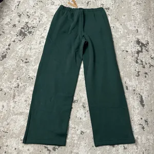 Skims Cotton Fleece Classic Straight Leg Sweatpants Size XS NWT in Spruce thumbnail 5