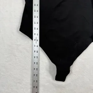 Lululemon Wundermost Nulu Square‎ Neck Sleeveless Bodysuit Black Size M New thumbnail 4
