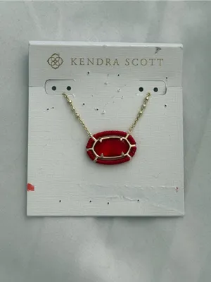 Kendra Scott Threaded Elisa Necklace in Red Illusion thumbnail 2