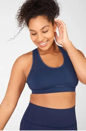 Fabletics Belle High Impact Sports Bra Deep Navy Size XS Reg $64.95 “Excellent” thumbnail 1