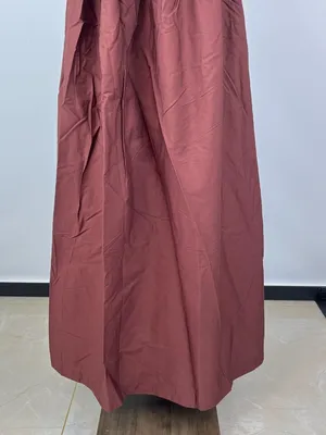 NWOT Farm Rio Cotton Sleeveless Midi Dress Brown and Ivory Sz XS thumbnail 7