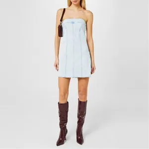 Good American Tube Dress in Indigo453 1 Small Womens Denim Jean Mini thumbnail 10