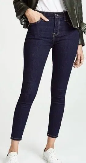 Current/Elliott The High Waist Ankle Skinny City Slicker Jeans in Sandy Size 24 thumbnail 1