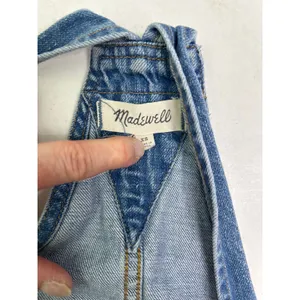 Madewell Adirondack Short Overalls in Isley Wash Size XS thumbnail 4