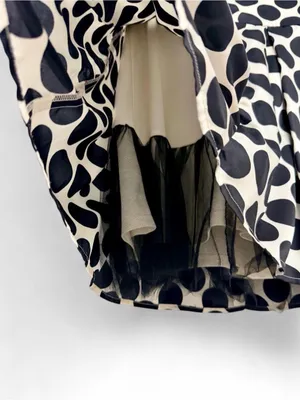 FOREVER 21 White and Black Polka Dot Strapless Mini Dress Sz S thumbnail 6