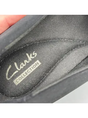 Clarks Noreen Will Shoes Womens 7.5 Black Round Toe Casual Slip On 26102169 thumbnail 8