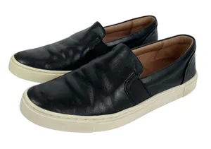 Frye Women's Ivy Black Leather Slip On Sneakers Casual‎ Shoes Size 6.5 thumbnail 1