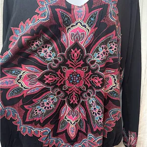 Lucky Brand Women's Boho Top Size‎ XL thumbnail 7
