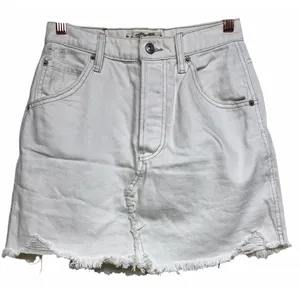 Free People We The Free Brea‎ Cutoff Skirt Deco White Women's Size 25 thumbnail 1