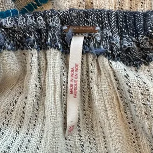 Free People All Lined Up Striped Boho Peasant Milkmaid Dress Open Back XS thumbnail 7