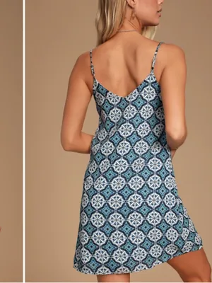 LULUS Flirty Vacation Resort Wear Casual Date Night Brunch Picnic Shift Dress thumbnail 6