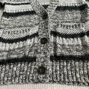 Abercrombie & Fitch Chunky Knit Cardigan Y2K Womens Medium M Sweater thumbnail 4