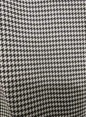 Ralph Lauren Black Label Womens XL Tan Knit Houndstooth Work Shift Dress thumbnail 3