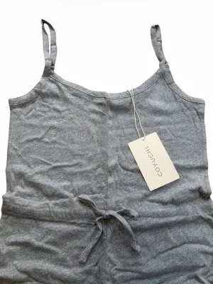 Coyuchi Womens Solstice Organic Short Romper Gray Heather XSmall NWT thumbnail 3