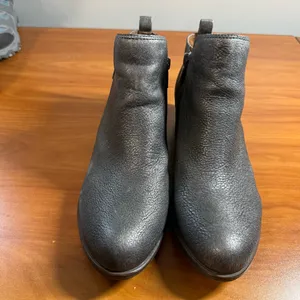 Lucky Brand Basel Bootie Size Zip Ankle Pewter‎ Grey Casual Neutral W9.5 thumbnail 4