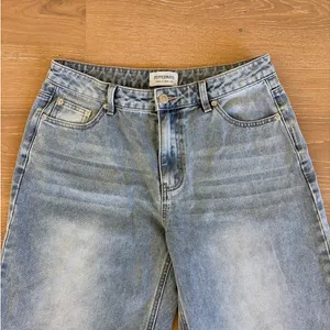 Peppermayo Jeans Baggy Wide Faded Size 6 Blue thumbnail 2