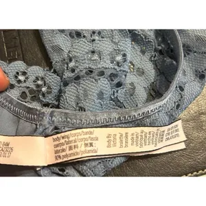 Victoria Secret VS blue bralette bra top women’s XS thumbnail 3