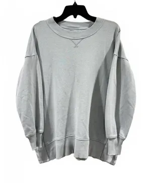 Aerie Oversized Slate Gray Blue Cozy Sweatshirt XS thumbnail 1