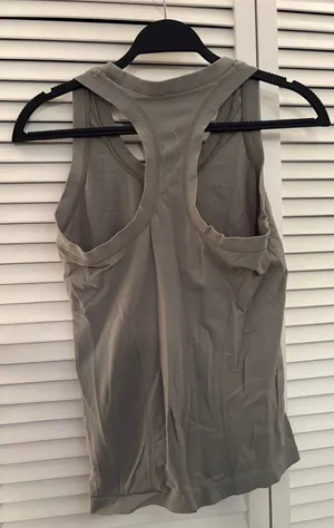 Athleta Sage Green Athletic Tank Top thumbnail 2