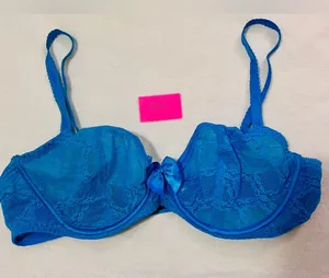 PASSIONATA BRA Lace Underwire 38 C striking blue! thumbnail 1