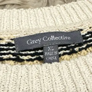 Grey collective crocheted top size XL Green thumbnail 2