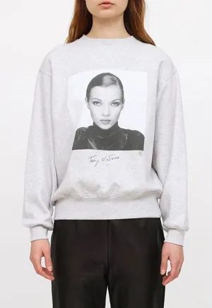 Anine Bing terry O’Neill gray sweatshirt thumbnail 1