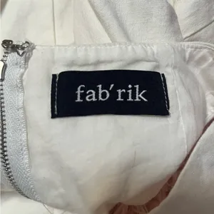 Fab’rik sleeveless dress mini Size S white thumbnail 3