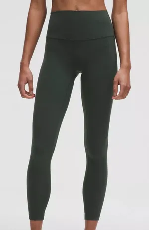 Lululemon Align High Rise Leggings Dark Olive Green 2 thumbnail 1