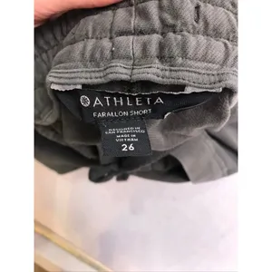 Athleta‎ Farallon Short Dark Gray Cotton Utility Cargo Shorts Womens Size 26 thumbnail 10