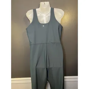 Old Navy Active Powersoft Jumpsuit Womens XL Blue Scoop Neck Go-Dry Athletic thumbnail 6