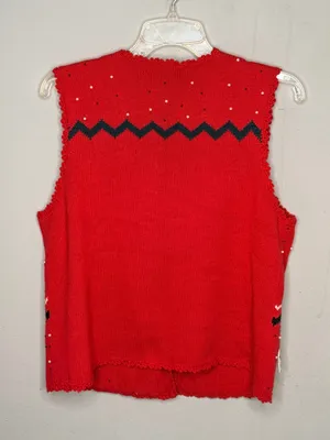 Vintage Rebecca Malone Christmas Sweater Vest thumbnail 6