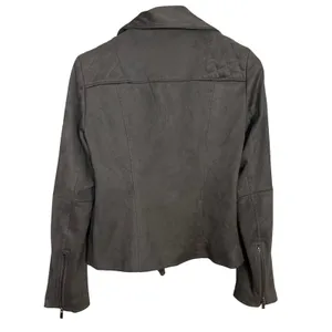 Kut from the Kloth Faux Suede Moto Jacket Women Size Zip-Up Motorcycle thumbnail 2