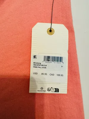 Billabong Free Fall High-Waist Pants 31” Papaya thumbnail 12