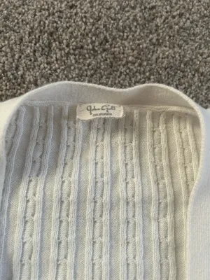 White Brandy Melville Cardigan Cropped thumbnail 2