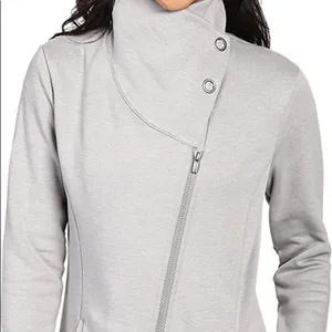 ✨Lucy Asymmetrical Zip Button Closure Yoga Jacket✨ Blue Size XS thumbnail 7