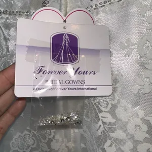 Forever Yours International Beaded Lace Wedding‎ Gown thumbnail 4