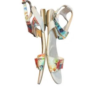 Cole Haan Shoes Womens Size 7.5 Multicolor Floral Ankle Strap Sandals Grand OS thumbnail 7