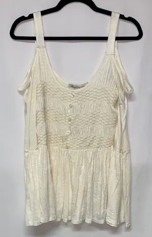 American Rag Cream Cold Shoulder Blouse thumbnail 1