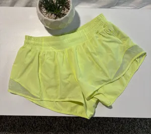 Bright Yellow Hotty Hot Lululemon Shorts 2.5” thumbnail 1