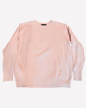 Brandy Melville Oversized Pastel Pink Sweater Crewneck S M L thumbnail 3