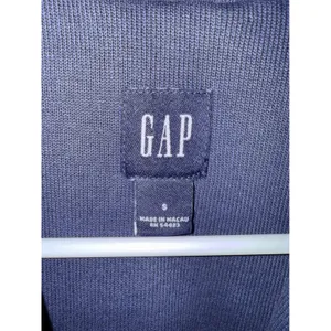 GAP Navy Blue Blazer Jacket‎ Red Piping Button Front Women's Size S thumbnail 4